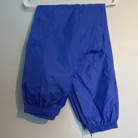 Y2K Nike Women's Bright Blue Monochrome Windbreaker Jogger Pants Medium Nylon - Picture 1 of 7
